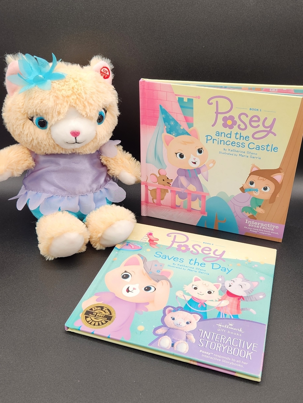Hallmark Posey Interactive Plush & Storybook Set - 2 Books included!